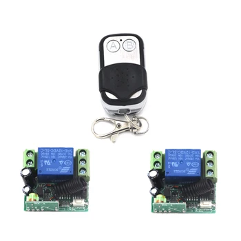 

MITI- DC12V 1CH channel Wireless Remote Control Switch System 1 Metal Transmitter+2 10A Receiver with Case SKU: 5420
