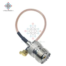 15 cm Kablo MCX Erkek Fiş Dik Açı SO239 UHF Dişi Jack RG316 6in Pigtail Konnektörü