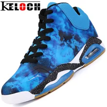 Keloch/Новинка; мужские баскетбольные кроссовки с амортизацией воздуха; баскетбольные кроссовки Midium Cut; спортивная обувь; Zapatillas Basquetbol Basket Homme