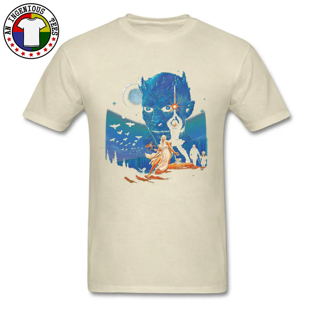 Throne Wars 6044 Dominant Short Sleeve Crazy T-Shirt 100% Cotton Round Neck Men Tees Unique Tee Shirt Fall Free Shipping Throne Wars 6044 beige