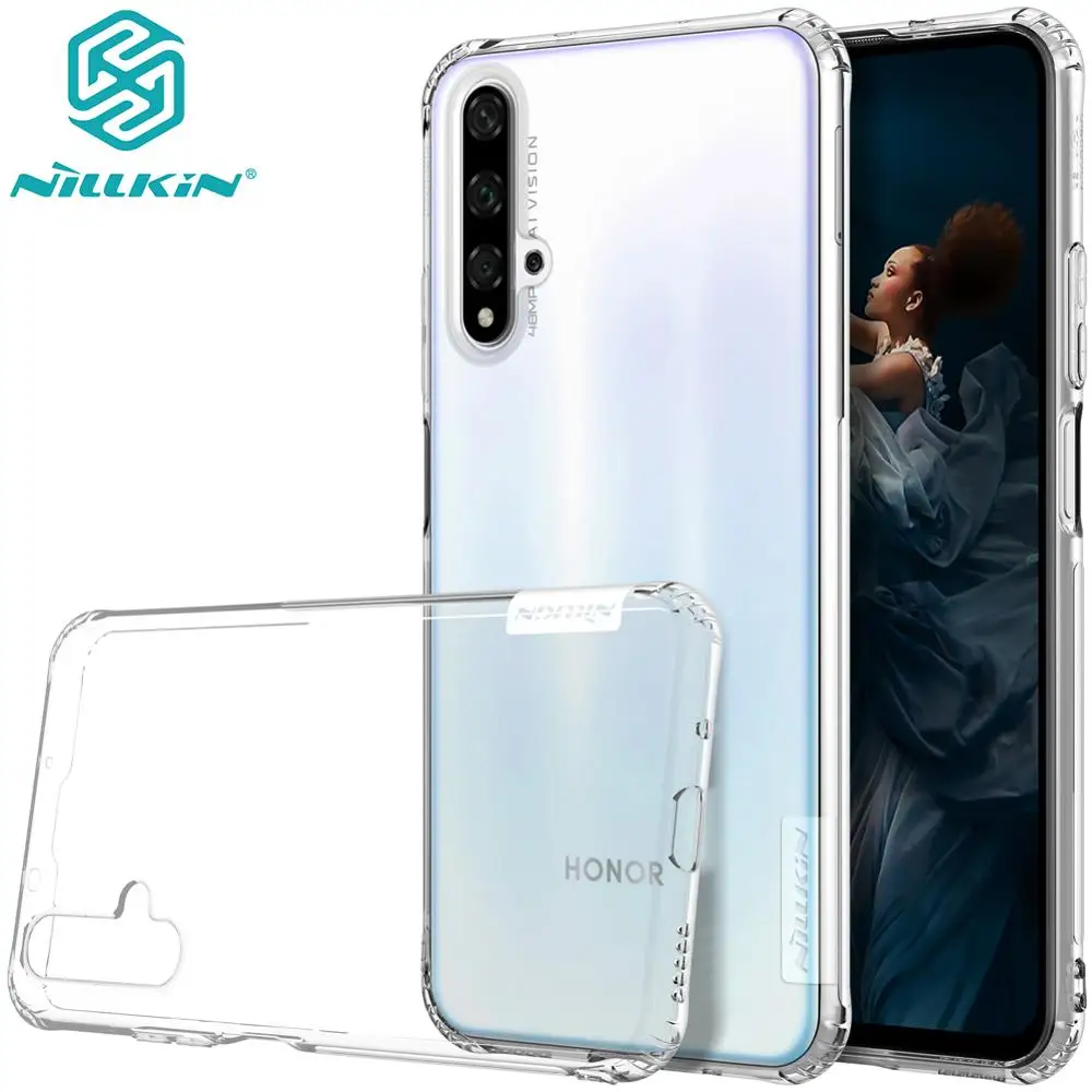 

Case for Huawei Honor 20 Pro NILLKIN Nature TPU clear Transparent soft back cover Protective Case for Honor 20 /20 Pro
