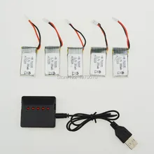 5PCS High Quality Li Po Batteries RC Drone Quadcopter H31 3 7V 380Mah Battery MJX X916H