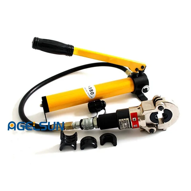 iGeelee Hydraulic Pex Pipe Crimping Tools kit with manual pump with TH ...
