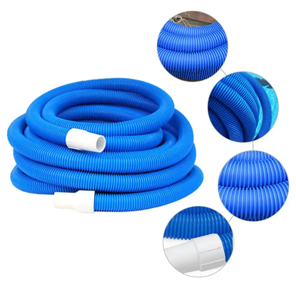 winnerruby Swimming Pool Vacuum Hose,Professional Spiral Hose for Pool Filters with Swivel Cuff,Double Layer Suction Pipe 1.5 Inch 5m//10m