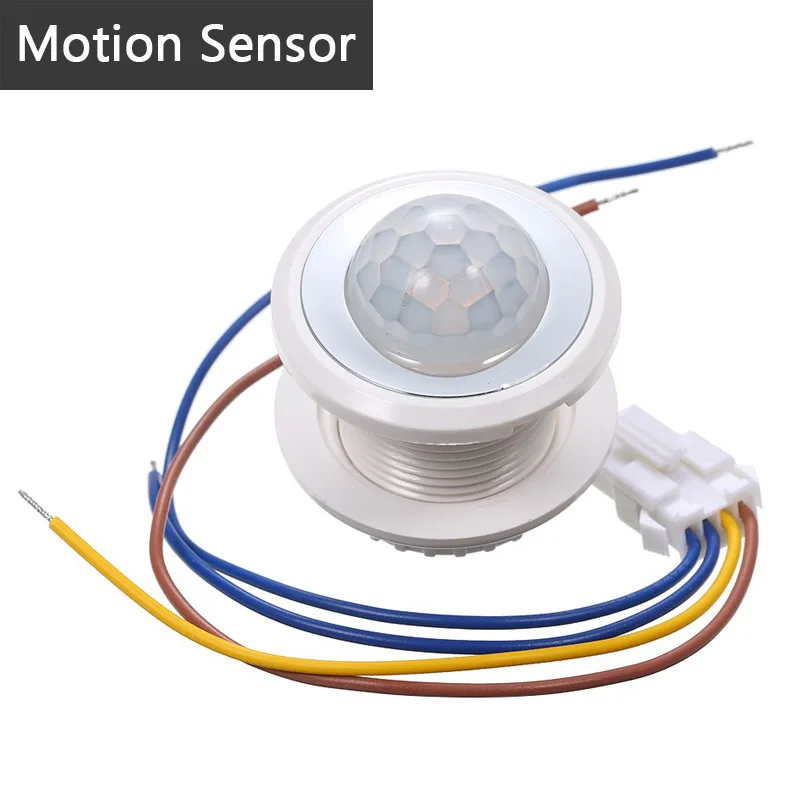  110V/220V Mini PIR Infrared Human Body Induction Motion Sensor DIY LED Ceiling Light Night Lamp Swi - 33054018086