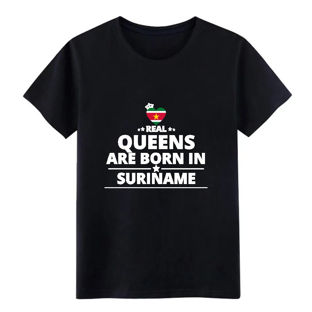Мужская футболка GESCHENK QUEENS LOVE из Суринама хлопковая Футболка с круглым вырезом
