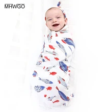 Buy MHWGO Baby Blankets Newborn Baby Blanket Swaddle 100% Cotton Infant Boy Girl Swaddle Sleeping Wrap Blanket 90X90cm Muslin Diaper Free Shipping