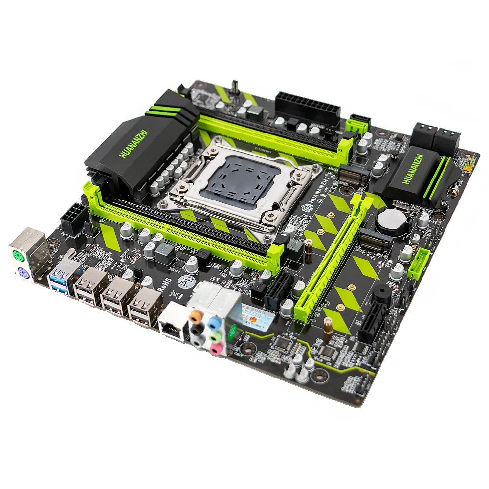 HUANAN ZHI X79-ZD3 Motherboard M.2 NVME MATX With Intel Xeon E5 2640 2.5GHz CPU 4*8GB(32GB) DDR3 1600MHZ ECC/REG RAM