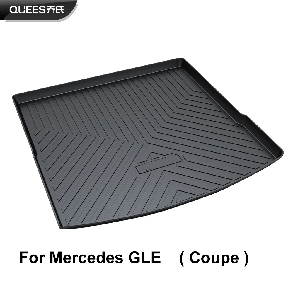 

QUEES Custom Fit Cargo Liner Boot Tray Trunk Floor Mat for Mercedes Benz GLE Class Coupe C292 2015 2016 2017 2018