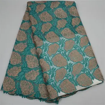 

Free Shipping! high quality guipure Lace /nigerian lace fabrics/water soluble african lace fabric for wedding dress 5yards-L5