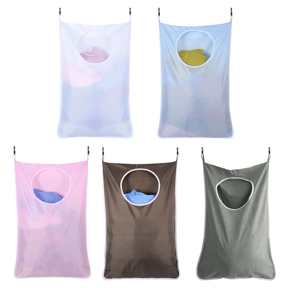 Дверь-подвесная корзина для белья с Крючки из нержавеющей стали дома Оксфорд матерчатый мешок для хранения WXV