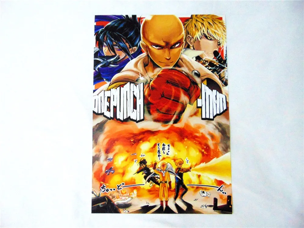 One Punch Man Posters Set 8 Pcs Free Shipping Nakama Store