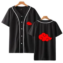 Новая распродажа бейсбольная куртка Наруто костюм Акацуки аниме майка для бейсбола короткий рукав толстовка уличная Учиха Итачи
