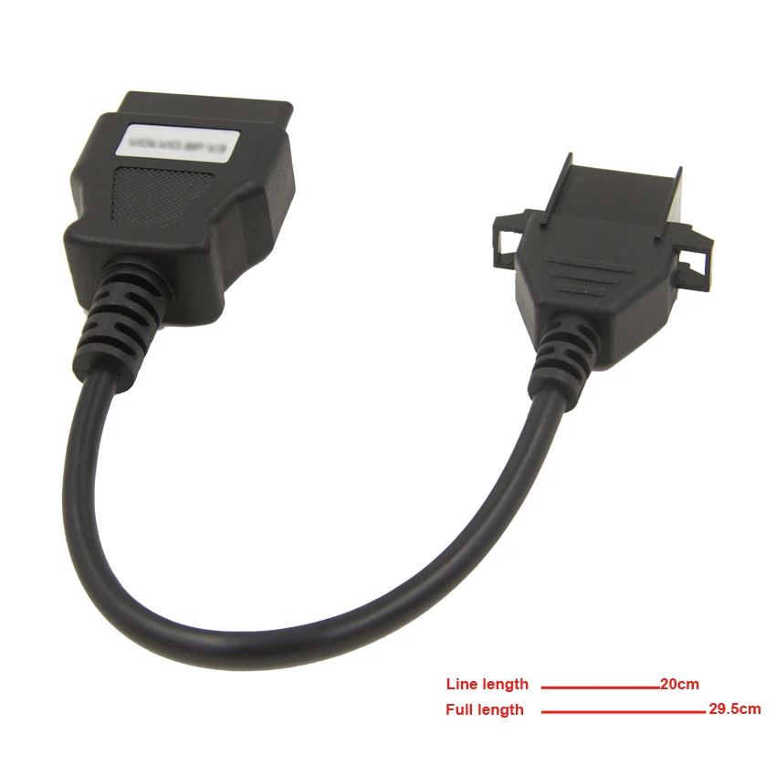 for Volvo 8 Pin OBD OBD2 Diagnostic Connector for Truck Heavy Duty Diagosis Cable Adapter Free Shipping