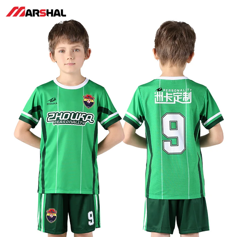 

Zhouka Free Kids Football Jerseys 18/19 Children Jerseys Blank Soccer Training Suit Custom Men child Futbol Uniforms Set