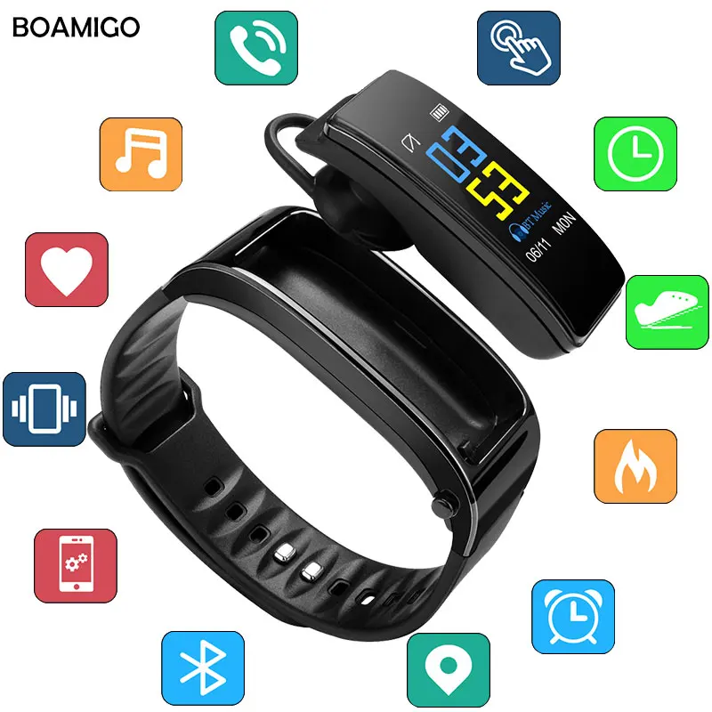 

Smart Answer Call bracelet Color Screen Heart Rate Monitor Wristband For Android IOS Phone Women Men Music control Smart Band