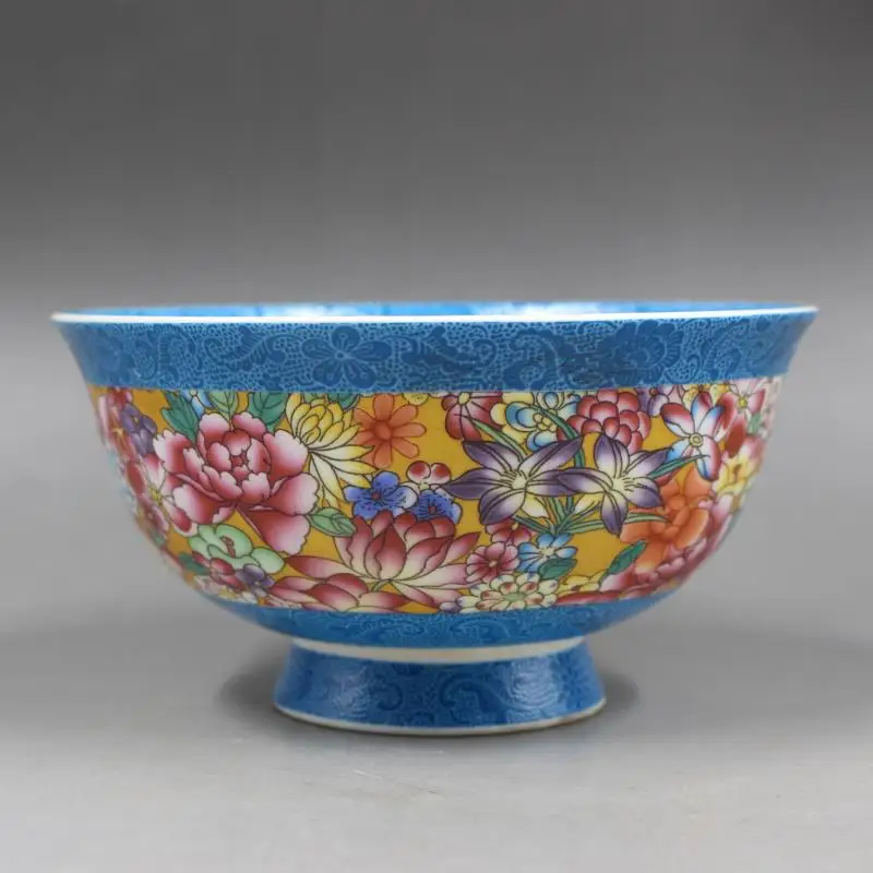 

Antique SongDynasty porcelain bowl,Pastel flower bowl,Hand-painted crafts,Decoration,Collection&Adornment,Free shipping