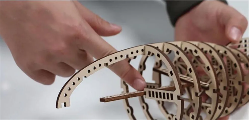 3D головоломка головоломки деревянные головоломки для летательного аппарата наборы инженерные игрушки механический комплект шестеренок