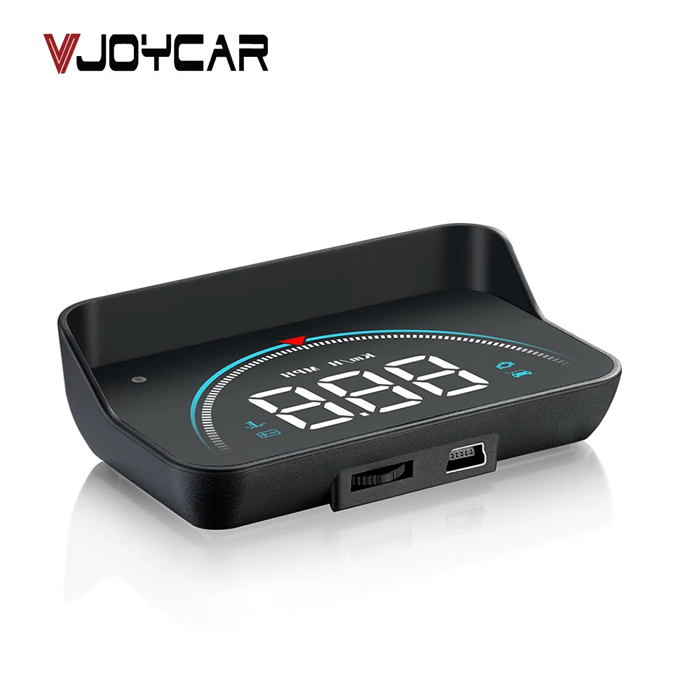 VJOYCAR M8 автомобильный OBD2 дисплей с головкой OBD Hud цифровой спидометр лобовое стекло