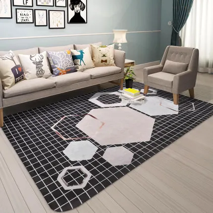 Европейский стиль прямоугольный ковер гостиная для чайного столика, дивана спальня коврик для ванной коврик