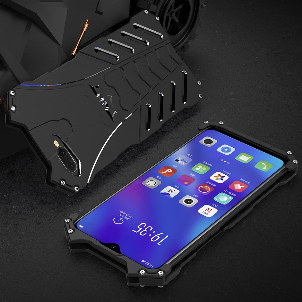 

Metal Case For Oppo K1 R15X RX17 Neo R15 Dream Mirror Edition Hard Cover Shockproof Heat Dissipation Outdoor Dual Protection
