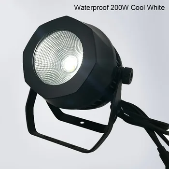 

2PCS Waterproof LED Par COB 200W Warm White DMX512 Stage Effect Lighting For Outdoor Swimming Pool DJ Disco Party Dance Floor