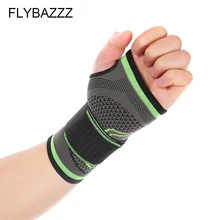 FLYBAZZZ 1 шт. высокоэластичная повязка фитнес-йога ручная подтяжка для ладони стабилизатор ладони для запястья Crossfit Powerlifting тренажерный зал наручный мат протектор