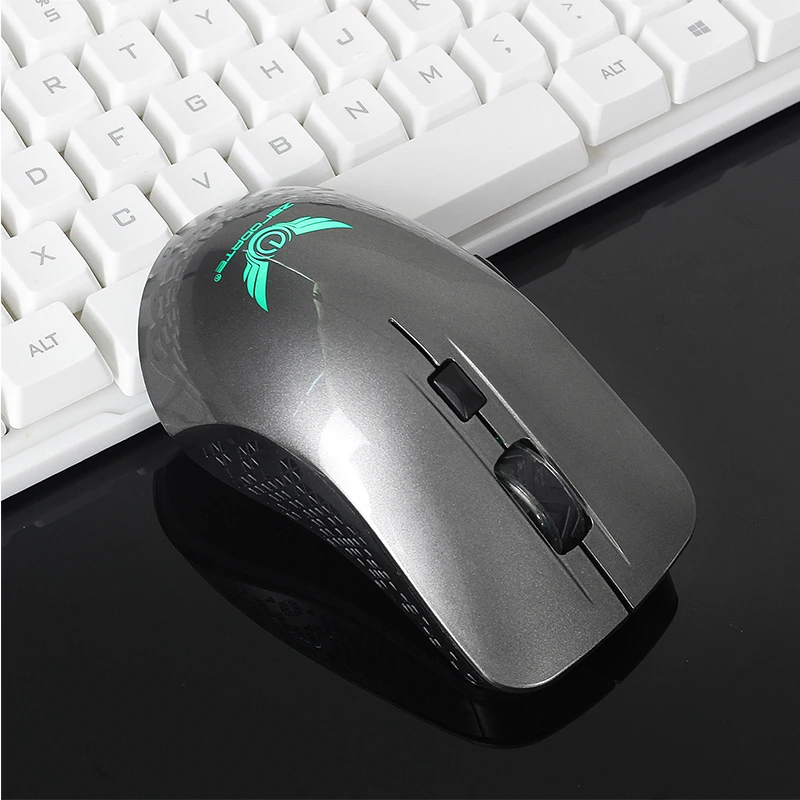 USB 2,4G беспроводная мышь красочная пульсирующая подсветка игровая мышь перезаряжаемая оптическая компьютерная мышь геймер для ПК ноутбука игра