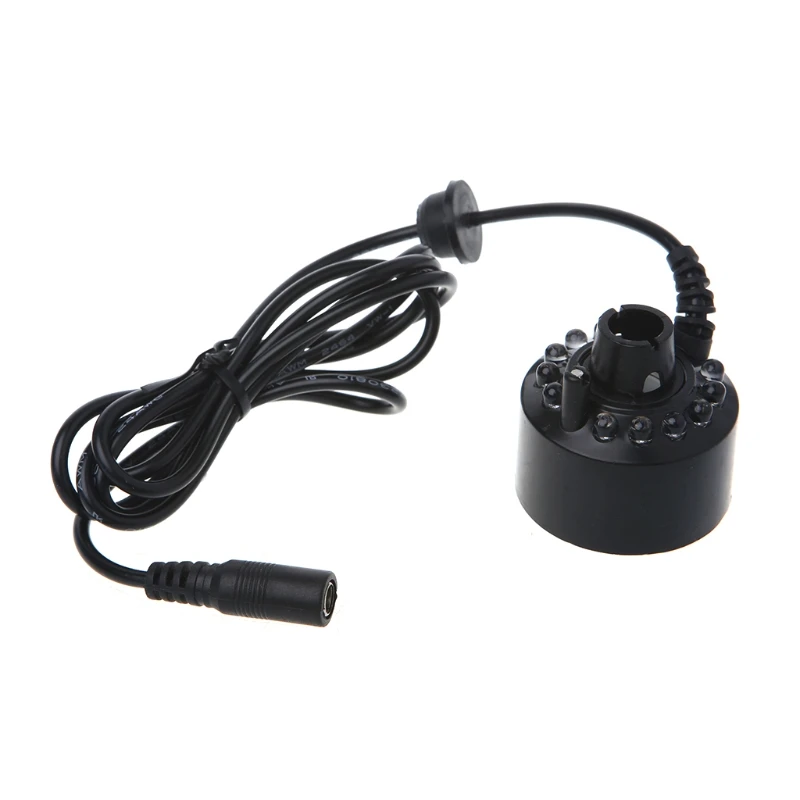 

12LED 20mm Metal Super Ultrasonic Mist Creator Fogger Nebulizer Water Fountain