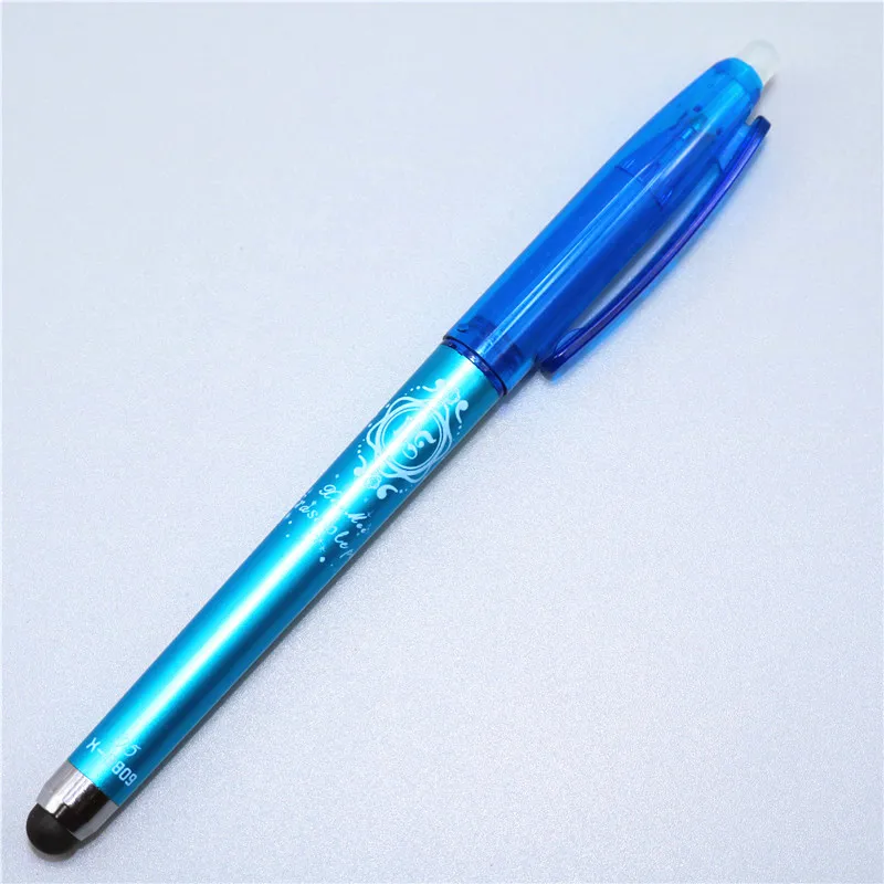 4 шт. 0,5 мм Kawaii стираемые ручки для школы офисные принадлежности волшебное управление температурой стираемая ручка креативная гелевая шариковая ручка - Цвет: 4 pcs dark blue