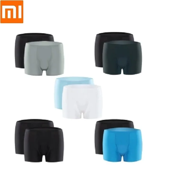 Xiaomi хлопковые мужские трусы из хлопка, трусы-боксеры, мягкие, эластичные шорты сред - цена