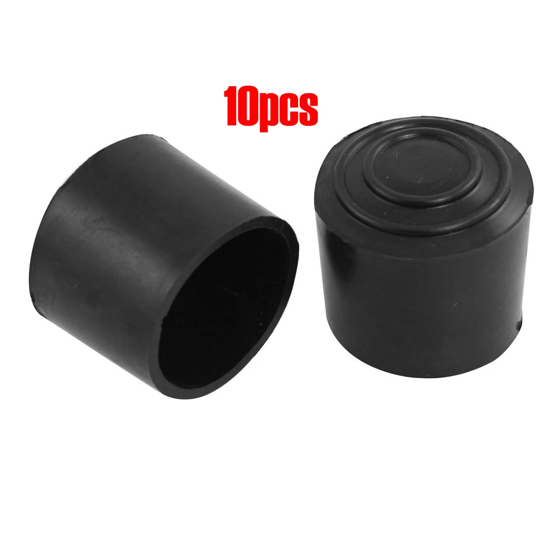 

Newest 10 Pcs Black Cone Shaped 32mm Dia Furniture Table Chair Rubber Foot Pads
