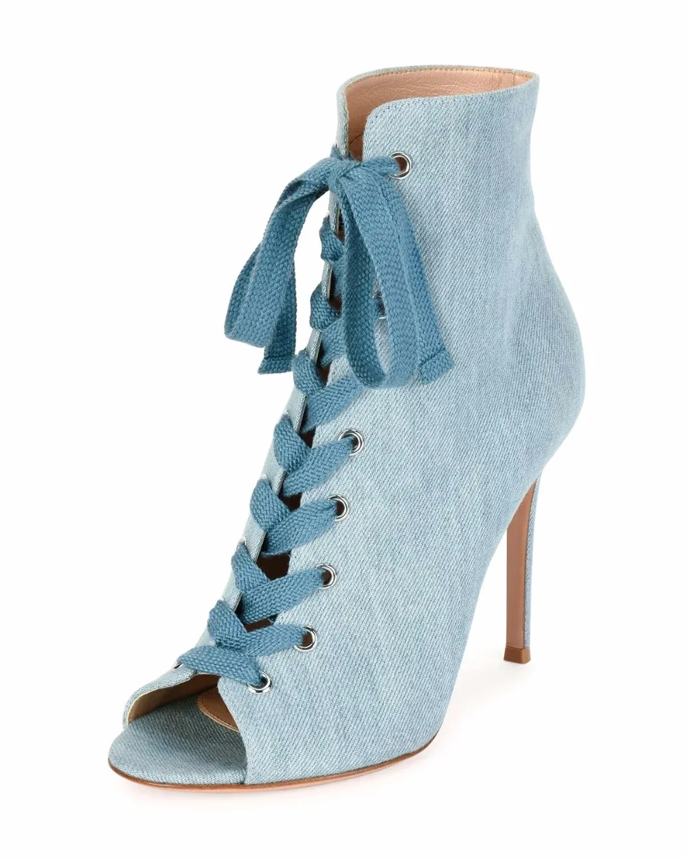 denim heels size 10