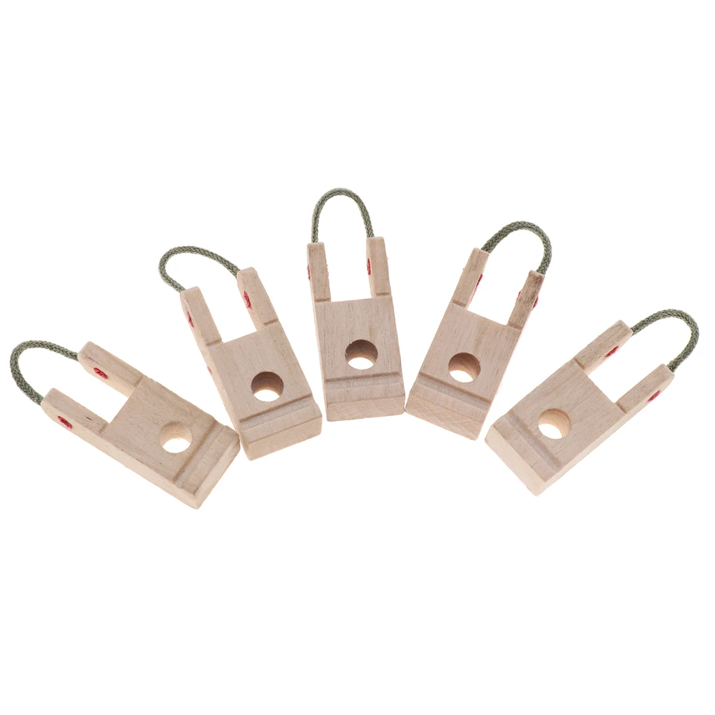 5 Pieces Wooden Piano Hammer Butt Plates/Flanges for Upright/Vertical Piano DIY Replacement Parts Accessories