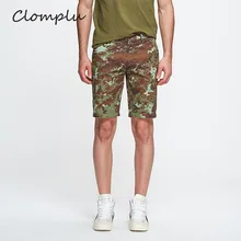 Clomplu шорты милитари для мужчин длина до колена камуфляж армии стиль короткие мужской моды костюмы высокое качество повседневные шорты