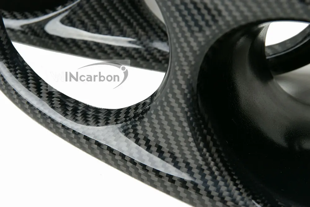 Настоящее углеродное волокно противотуманных фар крышка воздуховода 1 пара для BMW E46 M3 Coupe& Кабриолет 01-07