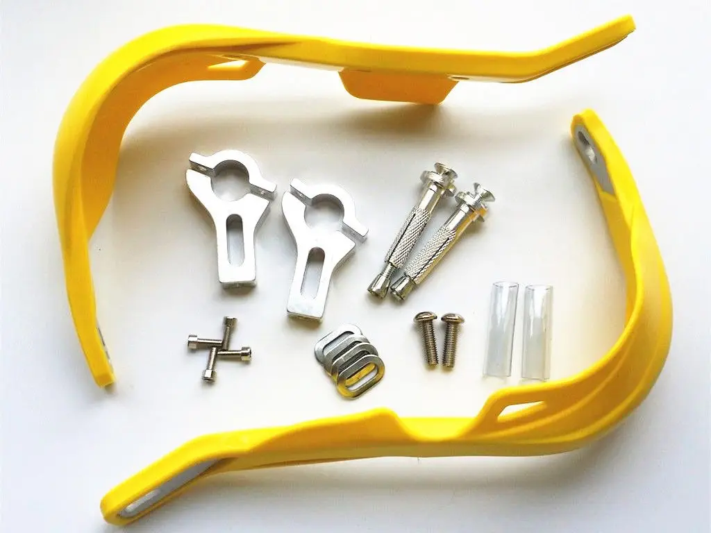 Желтые ручные охранники рукавицы для Honda Kawasaki Suzuki Yamaha KTM на заказ грязи