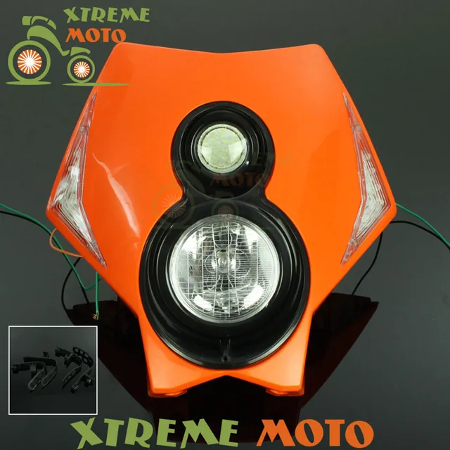 Universal LED Headlights Headlamp Street Fighter For KTM EXC EXCF XC