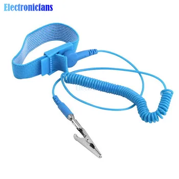 

Cordless Wireless Clip Antistatic Anti Static ESD Wristband Wrist Strap Discharge Cables For Electrician IC PLCC worke