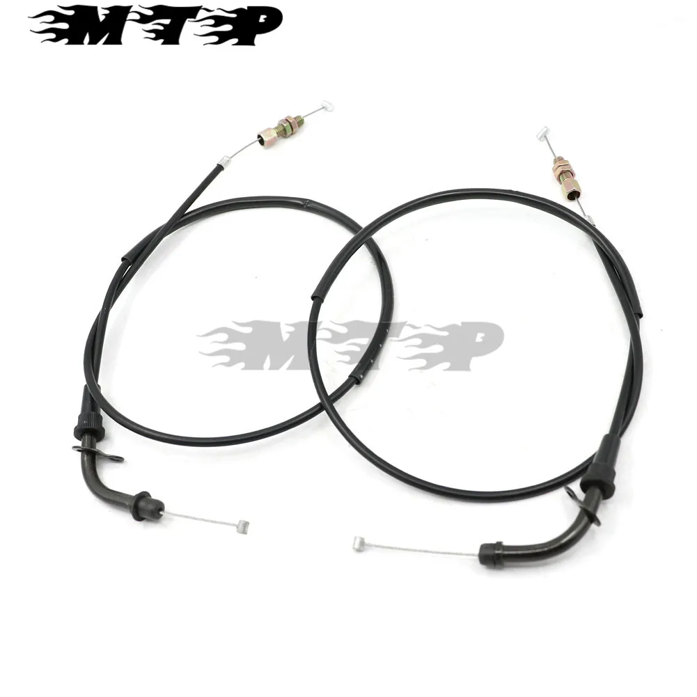 Motorcycle Dual Throttle Cable Line Wire For Suzuki GSXR K5 K6 K7 K8