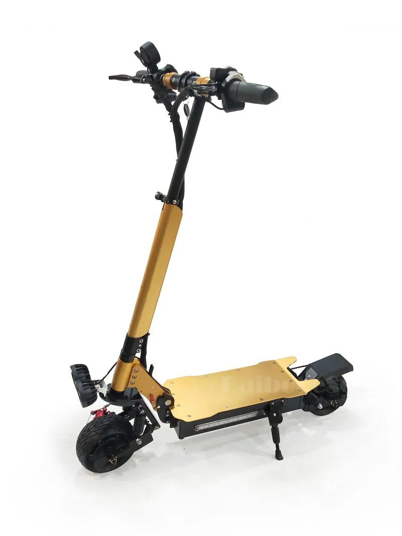 Daibot Electric Scooter Powerful Two Wheel Electric Scooters 8 Inch Double Drive 2000W 48V Portable Gold Scooter Adult Kick      (6)