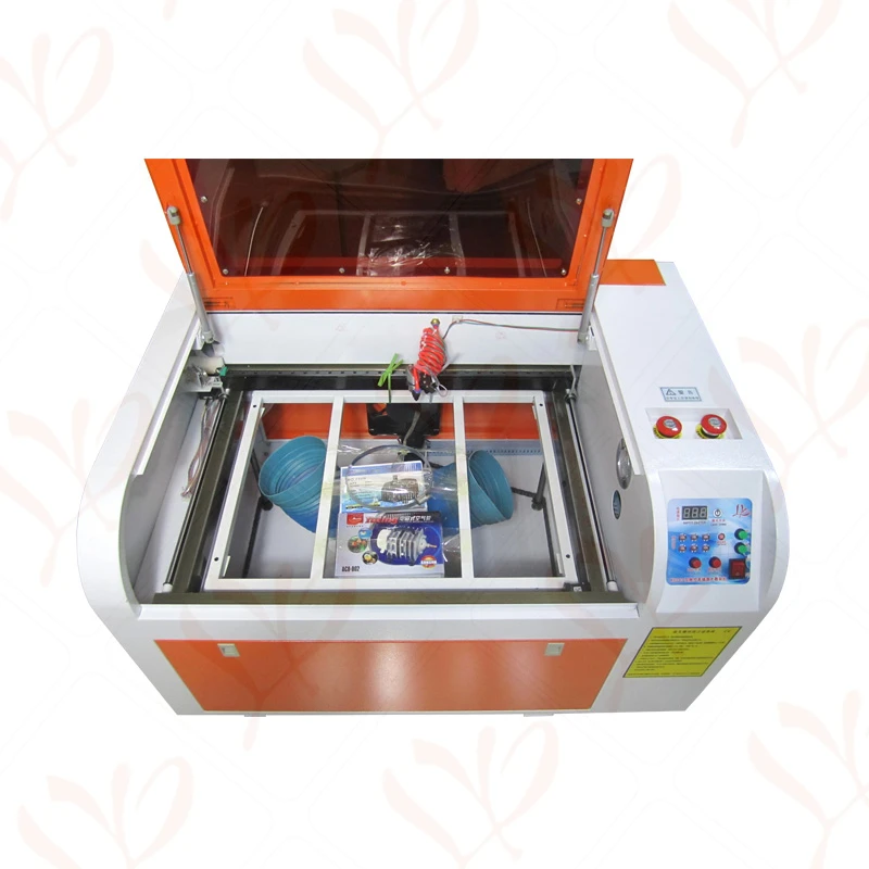 

LY 6040M 60W CO2 Laser Engraver Medium-speed Laser CNC Router Cutting Machine 400MM/S Lateral Square Rail