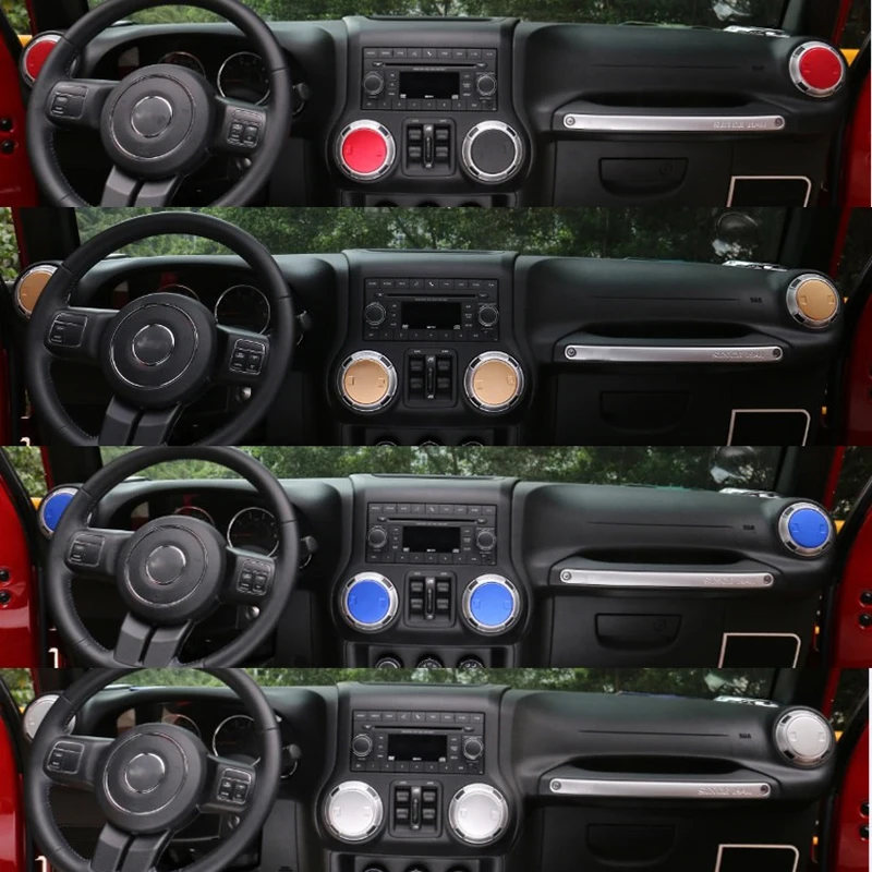 Air Conditioner Outlet Vane Deco Cover for Jeep Wr...