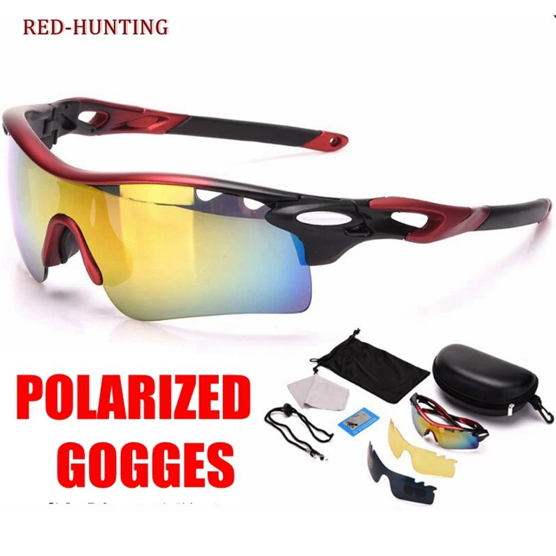 Tactical Polarized Sunglasses Hunting Bullet proof Goggles Cycling