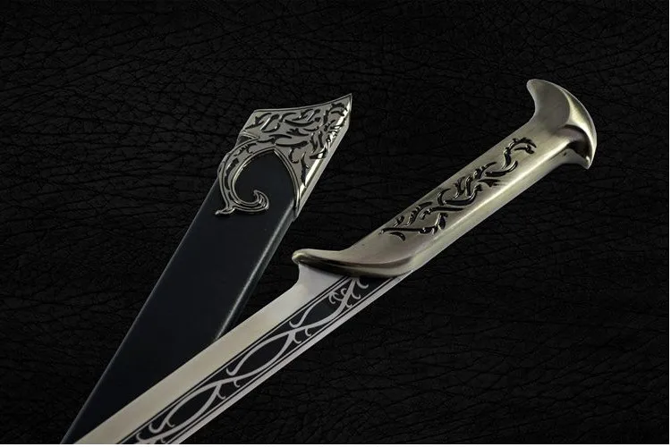 Discount Film Television Animation Lord Of The Rings Sword Hobbit Anti -Body Weapons Home Decoration Crafts Not Open Blade Christmas Gift 4