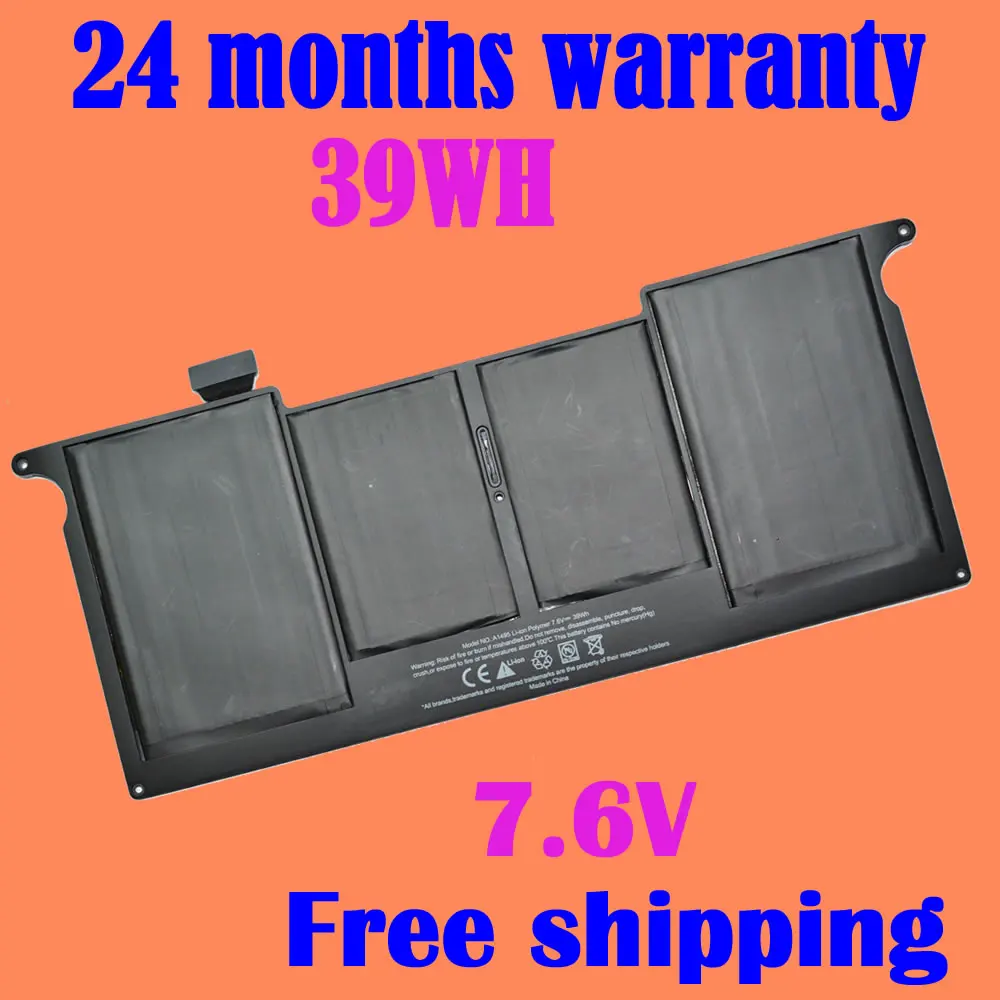 Laptop battery For Apple MacBook Air 11.6-inch MC969LL/A MD712CH/A MD760ZP/A MJVE2CH/A 11.6-inch MC965LL/A Replace:A1495 A1406