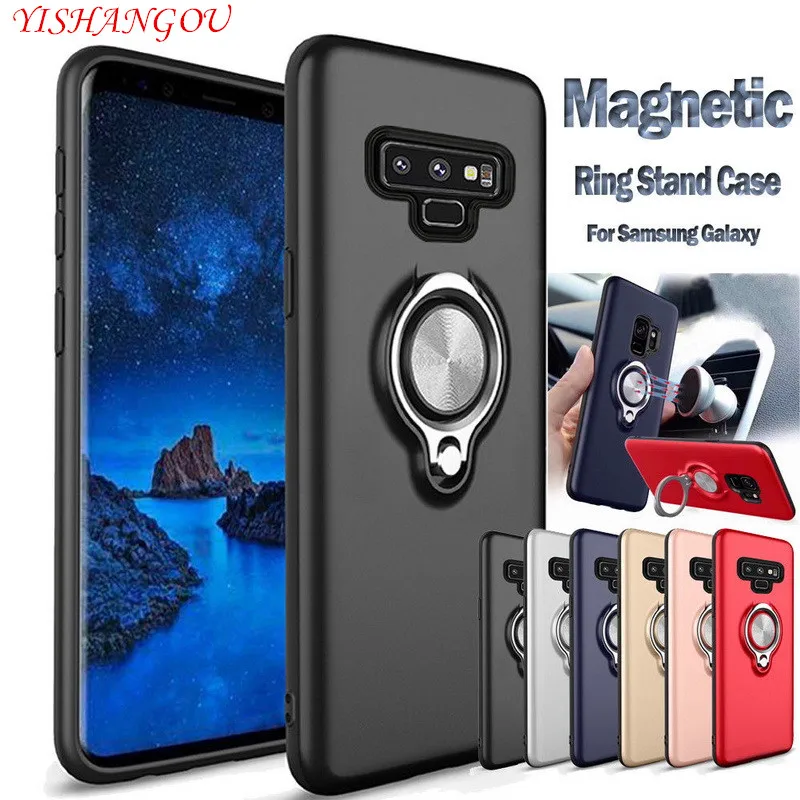 Car Holder Magnetic Bracket Phone Case For Samsung Galaxy