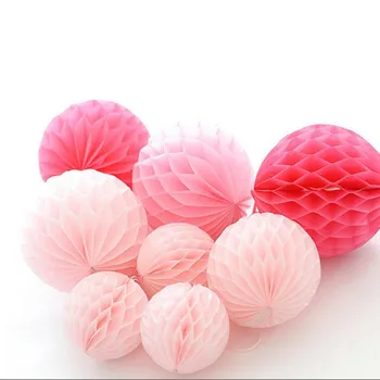 

20PCS Mix Size 6''8''(15cm,20cm)Colorful Tissue Paper lanterns Ball For Wedding Party / Baby Shower Decorations
