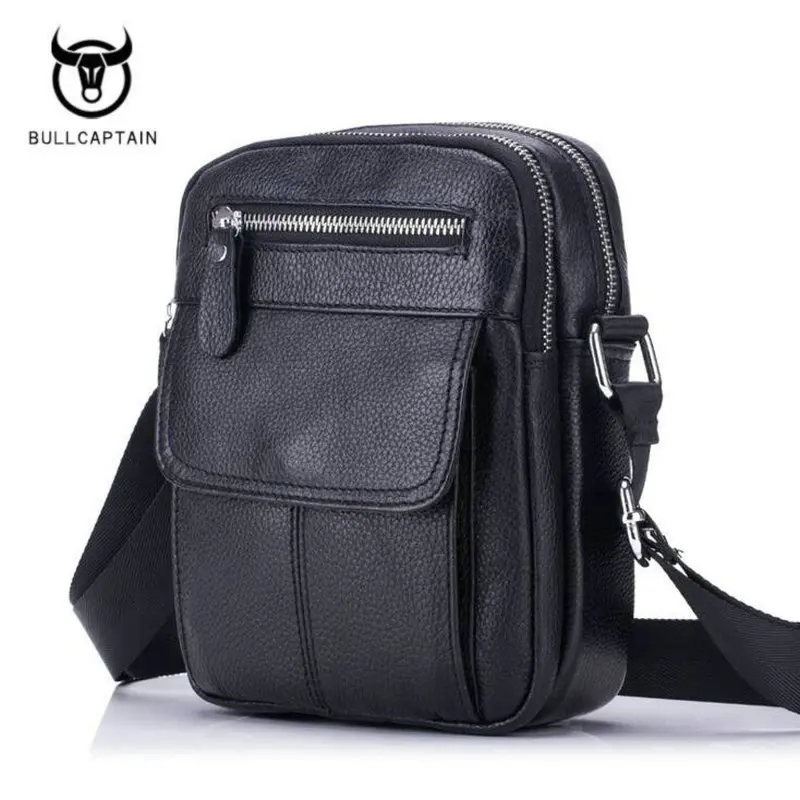 

Men Messenger Bags 100% Genuine Leather Designer Handbags High Quality Men's Bag Cowhide Man Shoulder Cross Body Bag Male