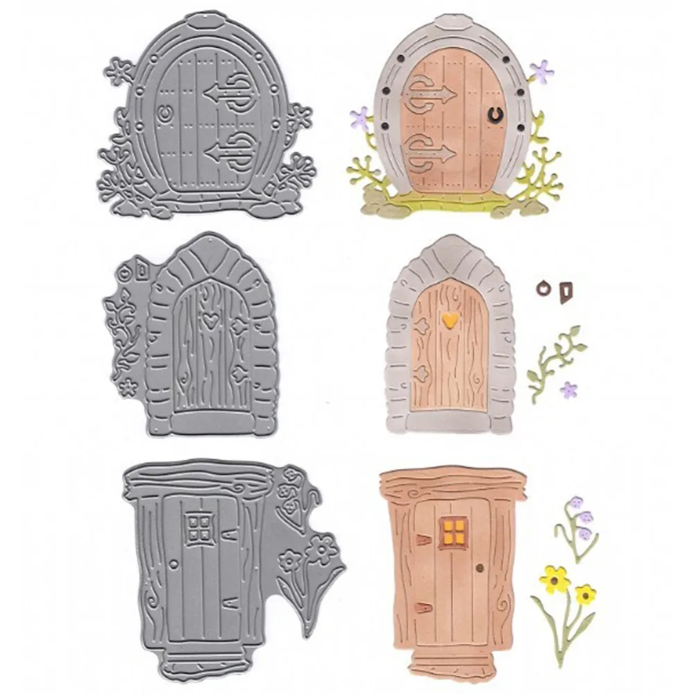 

Fairy Door Metal Cutting Dies Stencil for DIY Scrapbooking Photo Album Embossing Paper Cards Making Decorative Craftsie Cuts